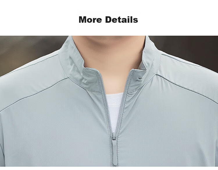 ROMON Men's Sunscreen Jacket Summer Ice Silk Breathable Skin Jacket Outdoor Quick-Dry Shirt Men's 2631 Army Green 3XL 22