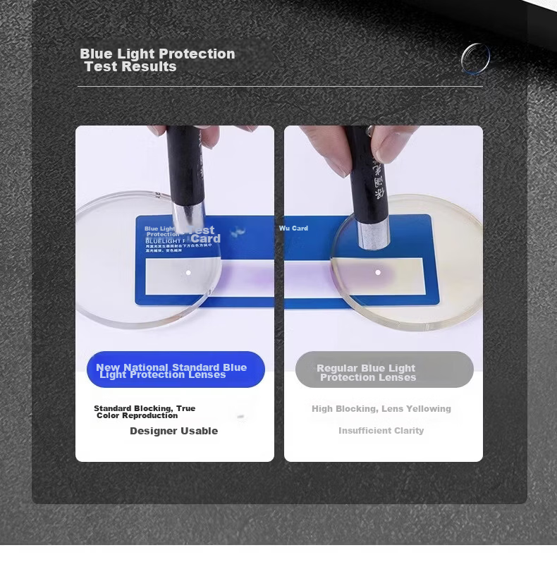 Liangshihui Blue Light Blocking Glasses Non-Prescription Anti-Fatigue Radiation Protection Men's Eyewear for Phone Use 9