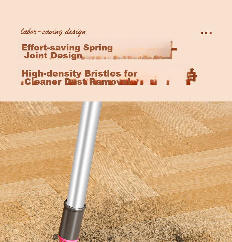 Unique Gap Broom and Dustpan Set Household Sweeping Broom Combination Floor Cleaning Tool 2026 New Lazy Garbage Shovel 7