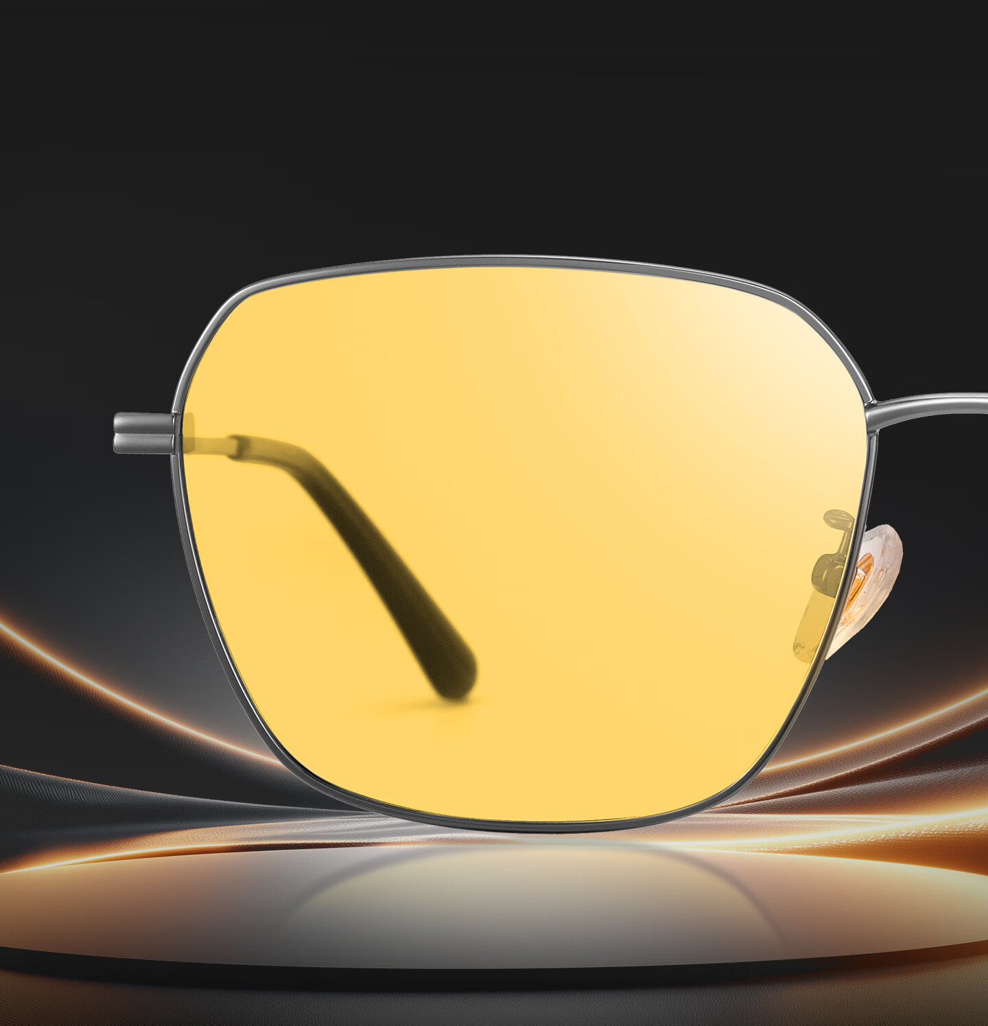 CAPONI Ultra-Light Frameless Night Vision Glasses Unisex Photochromic Polarized Sunglasses Day and Night Dual-Use Driving Anti-Glare 25