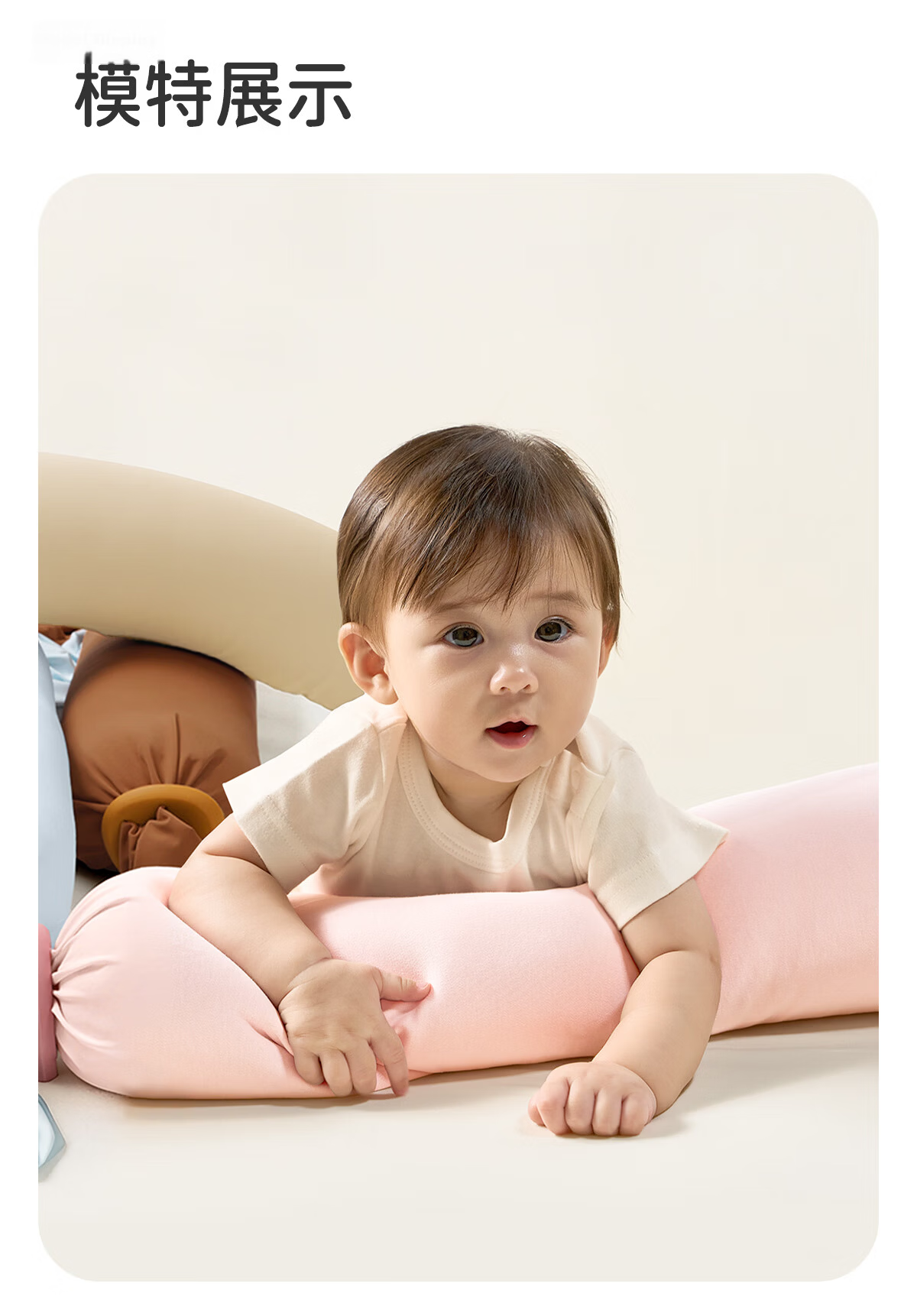 JOYNCLEON Newborn Baby Children's Candy Soothing Pillow Baby Pillow Sleep Aid Side Sleeping Hug Pillow Blue Jzt198149 30