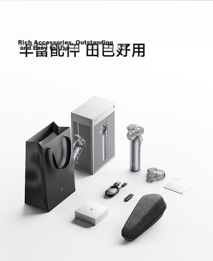Mijia Electric Shaver Meteorite Gray Ring Lock Efficient Comfortable Shaving Minimal Tugging Birthday Gift for Boyfriend 23