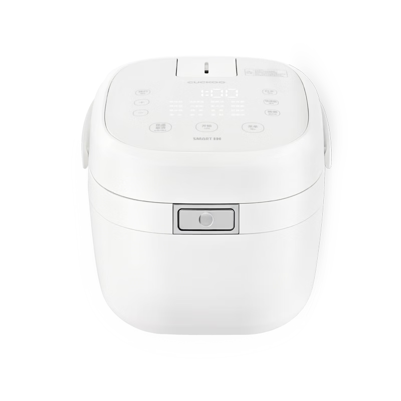 CUCKOO IH Rice Cooker 0-Coating Inner Pot 24H Reservation Quick Cook Multifunction Touch Screen White 3L 1-3 Person CR-HDS0610FW