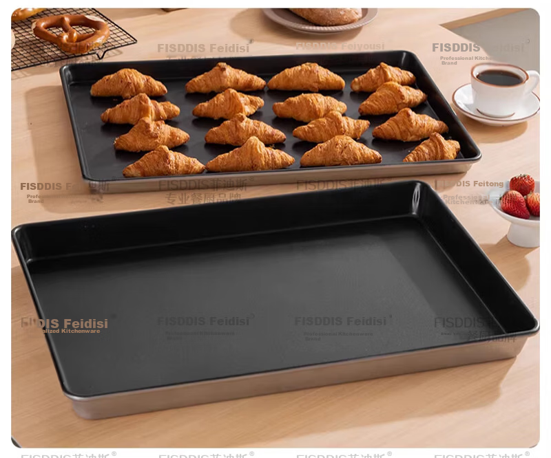 FISDDIS Premium Commercial Non-Stick Baking Tray 60X40X5 Oven Bread Cake Baking Mold Rectangular Pan 29