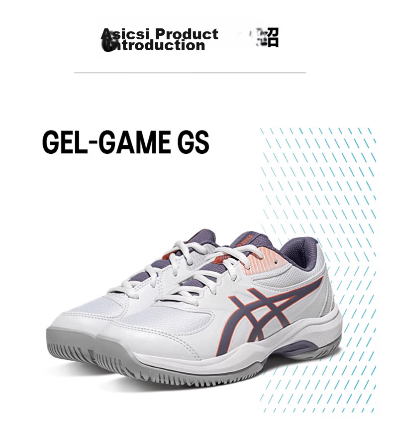 ASICS Kids Tennis Shoes GAME GS Youth Boys Girls Durable Sports Shoes 1044A083-400 Blue Green Size 35 42