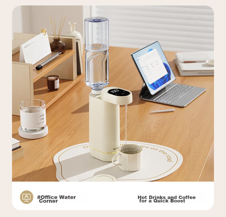 MeiLing Instant Portable Water Dispenser Home Desktop Direct Drinking Machine Office Travel Portable Kettle Small Fast Heating Water Dispenser MY-DA3801 6