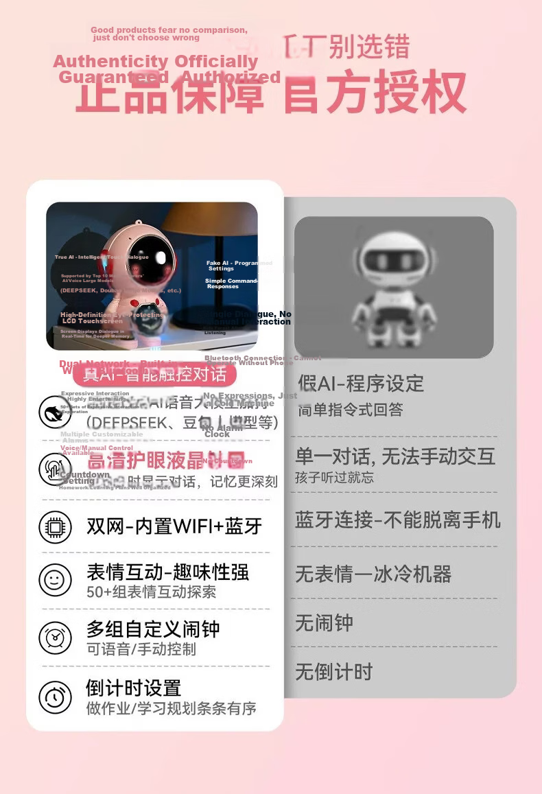 Mengduofu AI Smart Robot Toy Bean Bag Intelligent Conversation Children's Alarm Clock Boys Birthday Gift Girls Educational Speaker 2