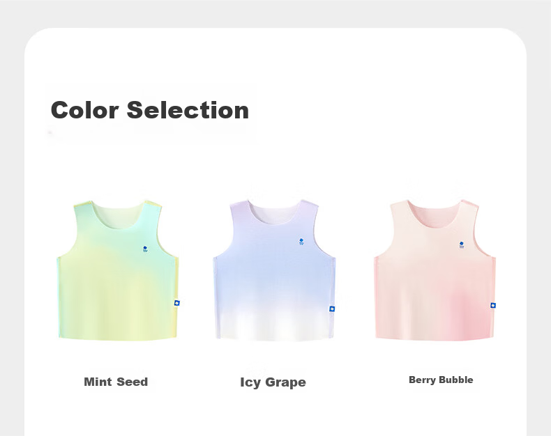Babycare Natural Cool Sleeveless Top Baby Homewear Short Sleeve Tank Summer Ice Grape 110 15