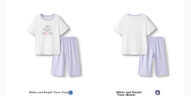 Balabala Kids Pajama Set Boys Girls Homewear Toddler Baby Children Air Conditioning Skin-Friendly 209225171211 29