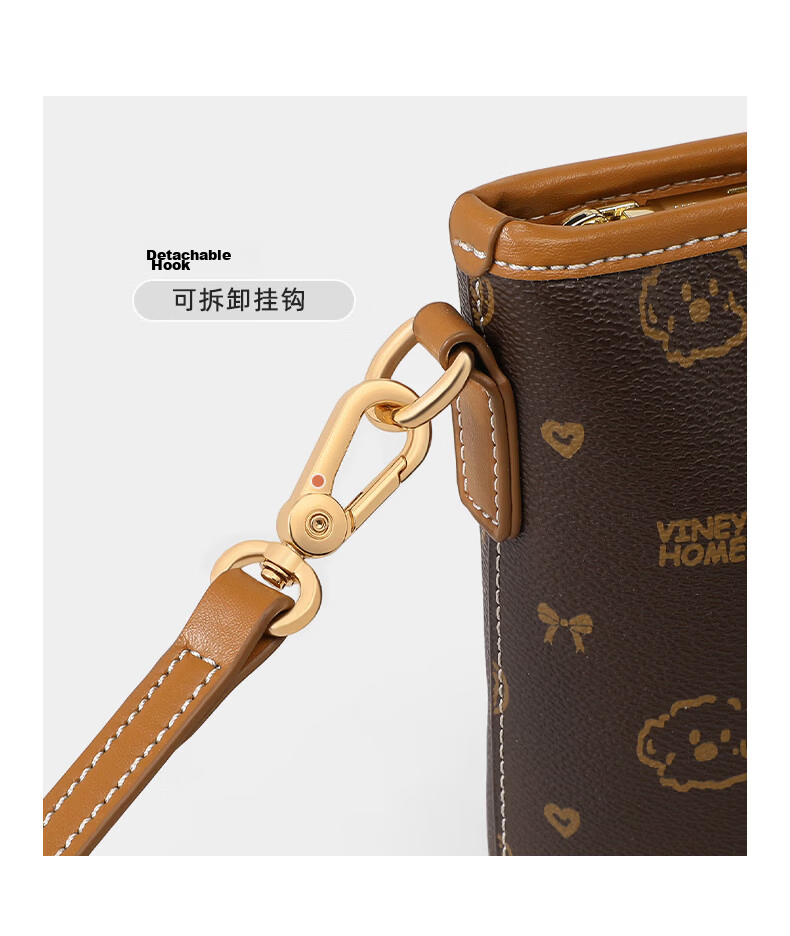 Viney Women's Boutique Bucket Bag Fashionable Crossbody Phone Bag Small Purse Birthday Qixi Valentine's Day Gift for Girlfriend 17
