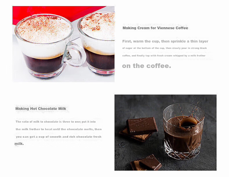 SMEG Fully Automatic Milk Frother Retro Hot and Cold Dual-Use Electric Large Capacity Coffee Milk Frother Hot Milk Hot Cocoa MFF11 Birthday Gift JD Self-operated 9