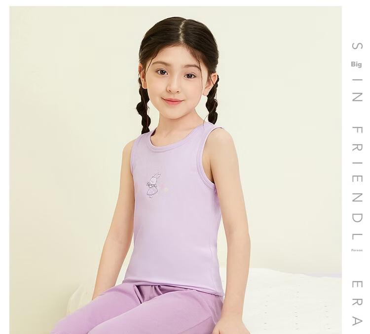 Threegun Kids 3-Pack A-Class Stretch Cotton Sleeveless Undershirts for Boys and Girls 39075A1 25