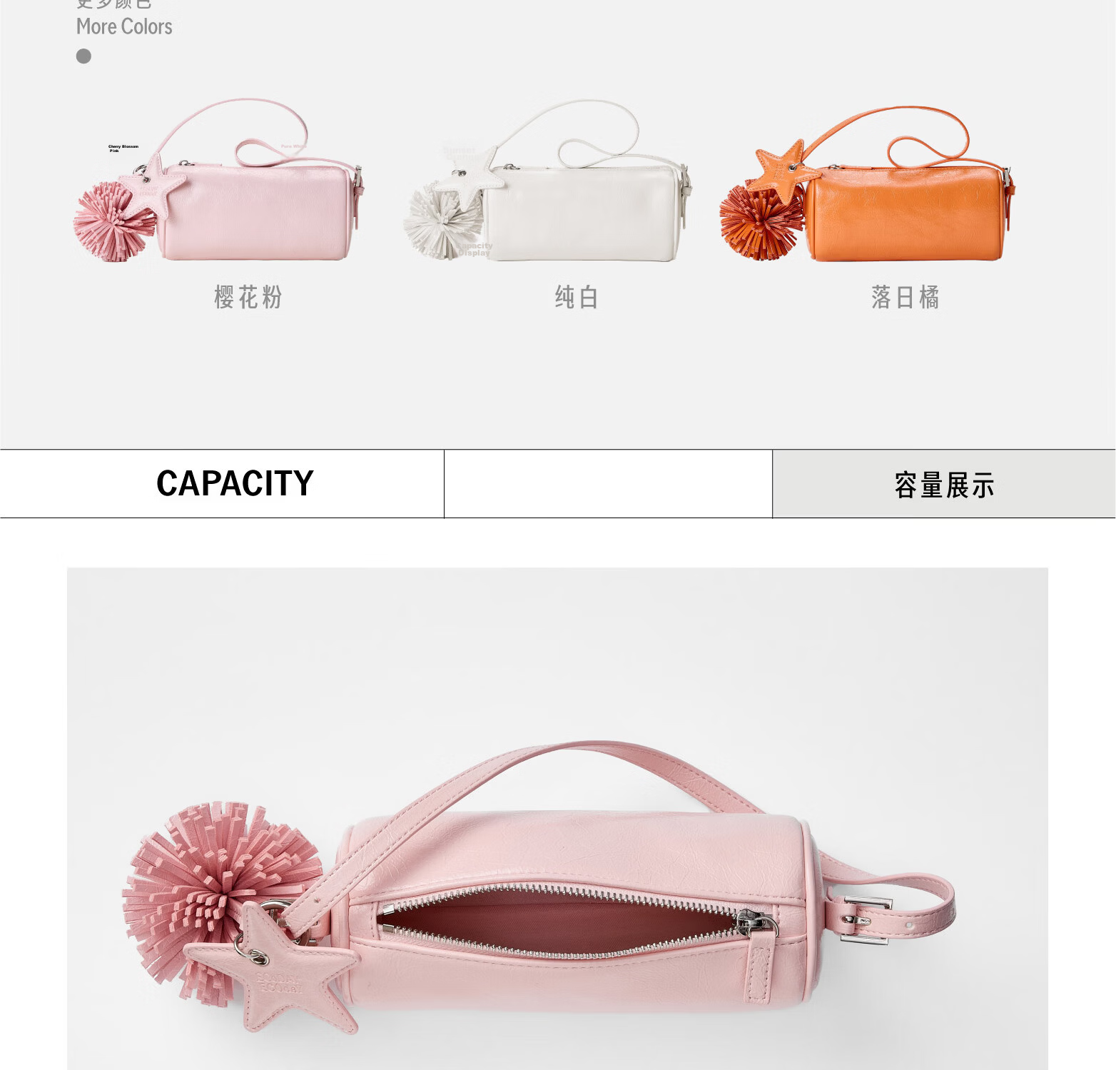 ECODAY Women's Original Design Pen Holder Bag Shoulder Bag Tassel Crossbody Small Bag Birthday Gift for Girlfriend 4