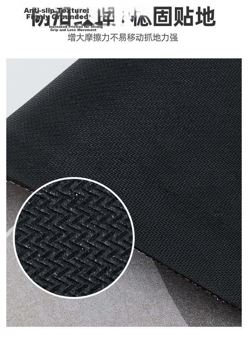 Aijiepu Bathroom Mat Non-Slip Quick-Dry Water Absorbent Door Mat Home Entrance Rug 40*60cm 6