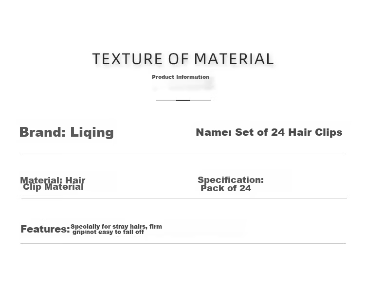 LiQing Black Small Hair Clip Bobby Pins [24 Pieces] Invisible Hair Clips for Bangs and Side Hair Styling 2