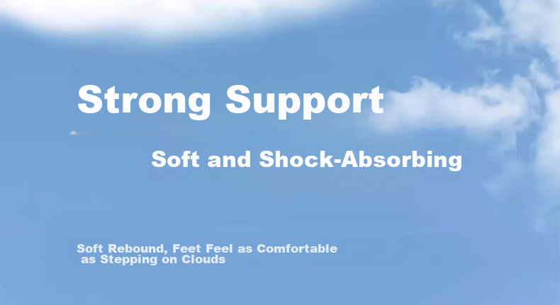 Zulijian Arch Support Insoles Unisex Sweat-Absorbing Odor-Resistant Sports Shock-Absorbing Anti-Fatigue Soft Sole Comfortable Pain-Relief for Long Standing 6