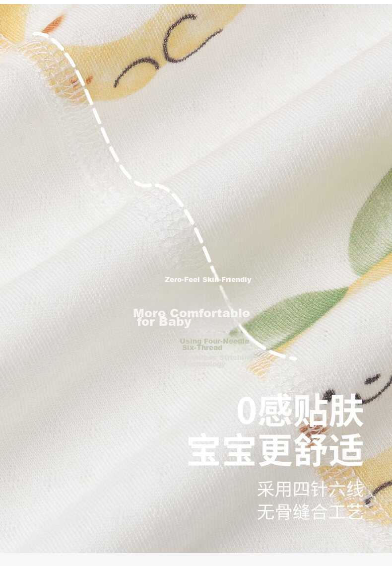Guaiqi Bear Baby Summer Thin Pajamas Set Homewear Separate Cooling Modal Mesh Air Conditioning Clothes 12