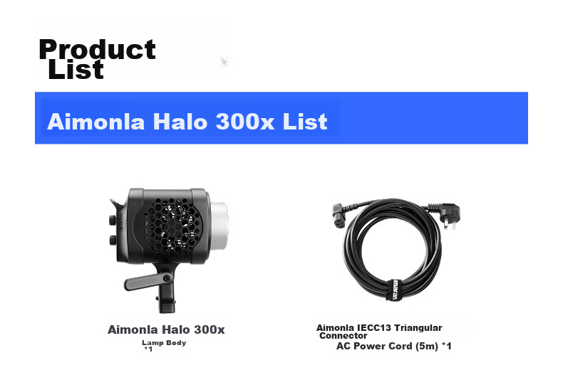 Aputure Amaran Halo 300x 300W Live Streaming Fill Light Adjustable Color Temperature Video Photography Continuous Lighting Lamp 24