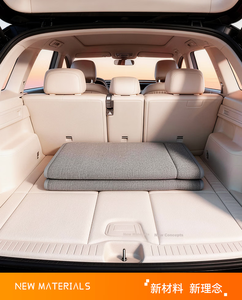 Huiduoduo Car Rear Seat Sleeping Mat Foldable Mattress Backseat Sleeping Aid Travel Cushion Support 22