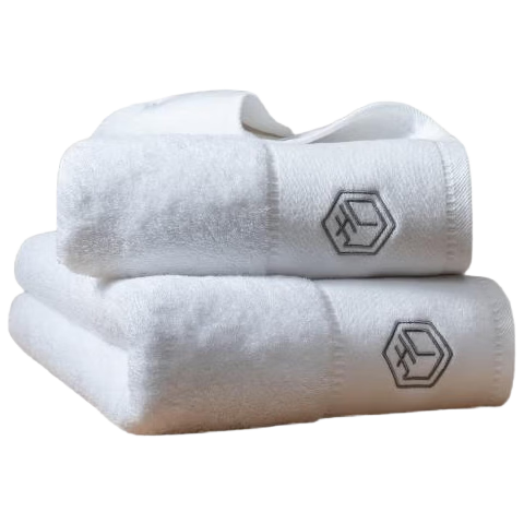 JD Original 180g Thickened Ultra-Soft Towel, Five-Star Hotel Grade A Pure Cotton Adult Men And Women Large Face Towel, Pack of 2, Premium White