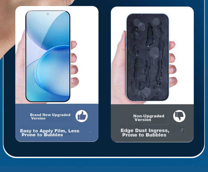 Langling Dust Removal Quick Stick OPPO Reno16 Tempered Glass Screen Protector Full Coverage HD Anti-Fingerprint Anti-Shock Explosion-Proof Film 8