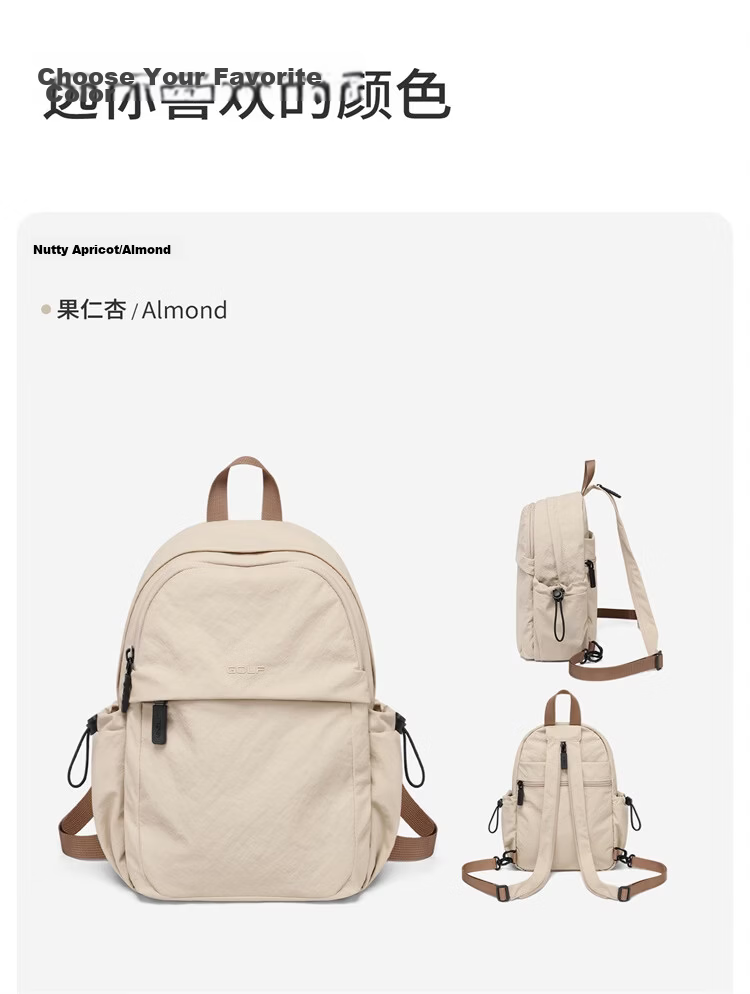 GOLF Lightweight Foldable Chest Bag Convertible Small Backpack for Women Outdoor Casual Shoulder Bag Sports Cycling Crossbody Commuter Bag 18