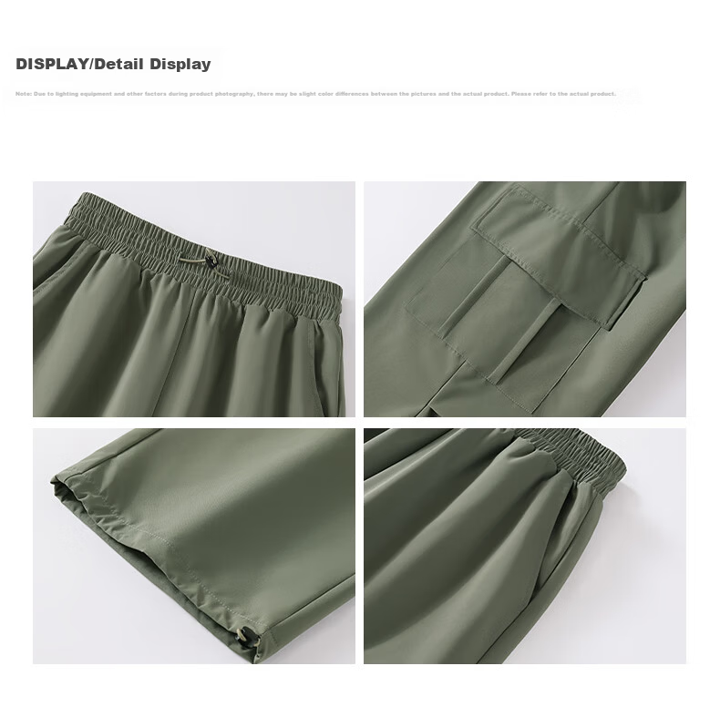 TonLion Women's Summer Workwear Pants New Cool-Touch Straight-Leg Jogger Convertible Elastic Slim Fit Sports Trousers 13