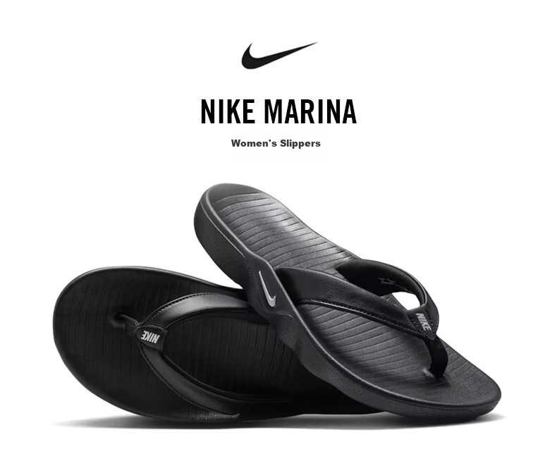 NIKE Women's Slippers, New Non-Slip Sports Sandals, Beach Shoes, IR8251-187, Yellow-Green, Size 39 1