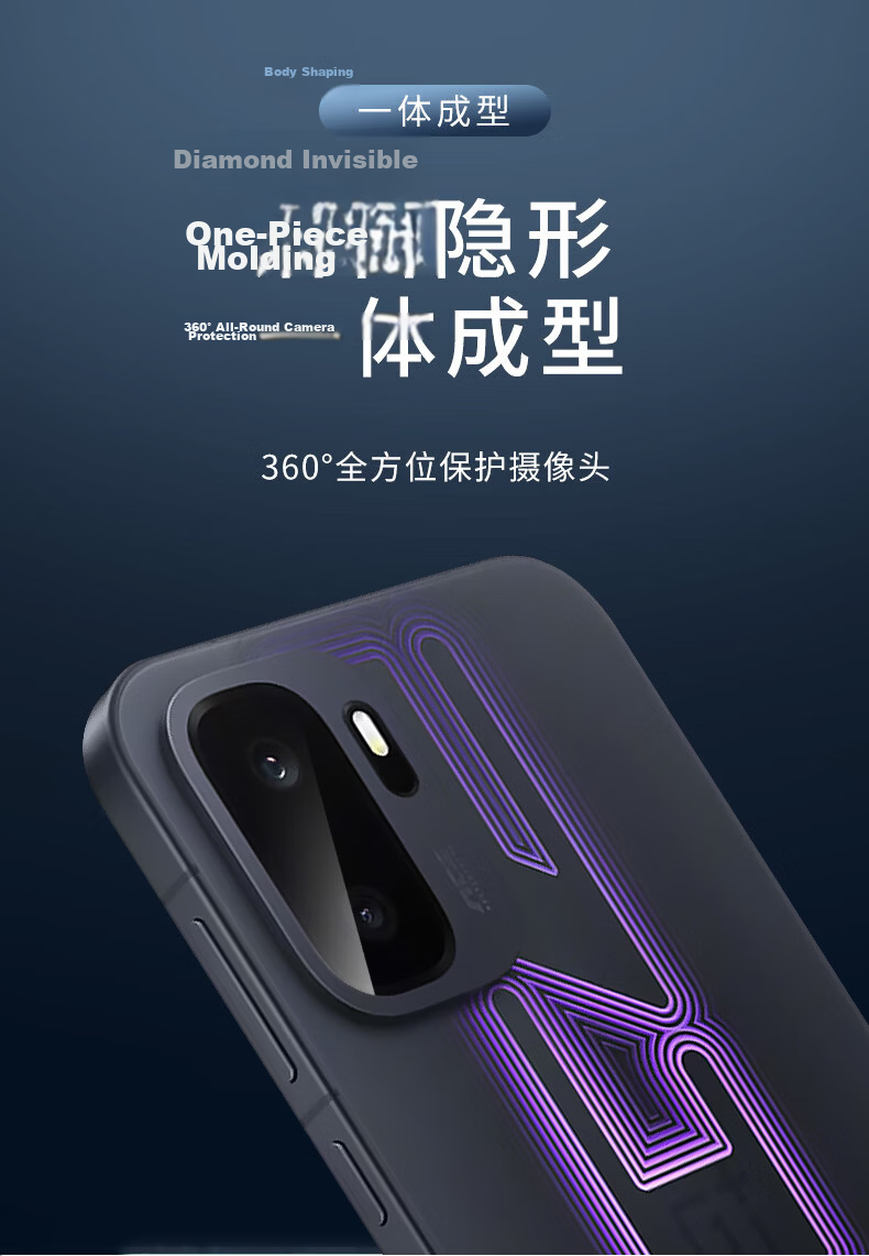 Fly Planet [2-Pack Instant Adhesive] OnePlus Ace6 Supreme Edition Lens Protector Ultra-Clear Anti-Scratch Anti-Drop Tempered Glass Film for Rear Camera 2