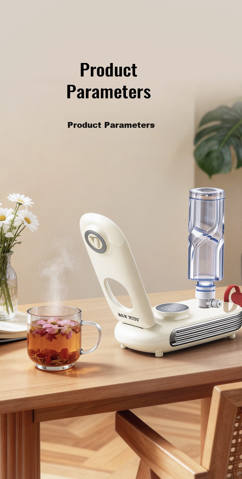 AUX Portable Instant Heating Water Dispenser Home Small Desktop Tea Brewing Milk Preparation Travel Electric Kettle Mini Fast Heating Direct Drinking Machine AYSJ-16A01B 14