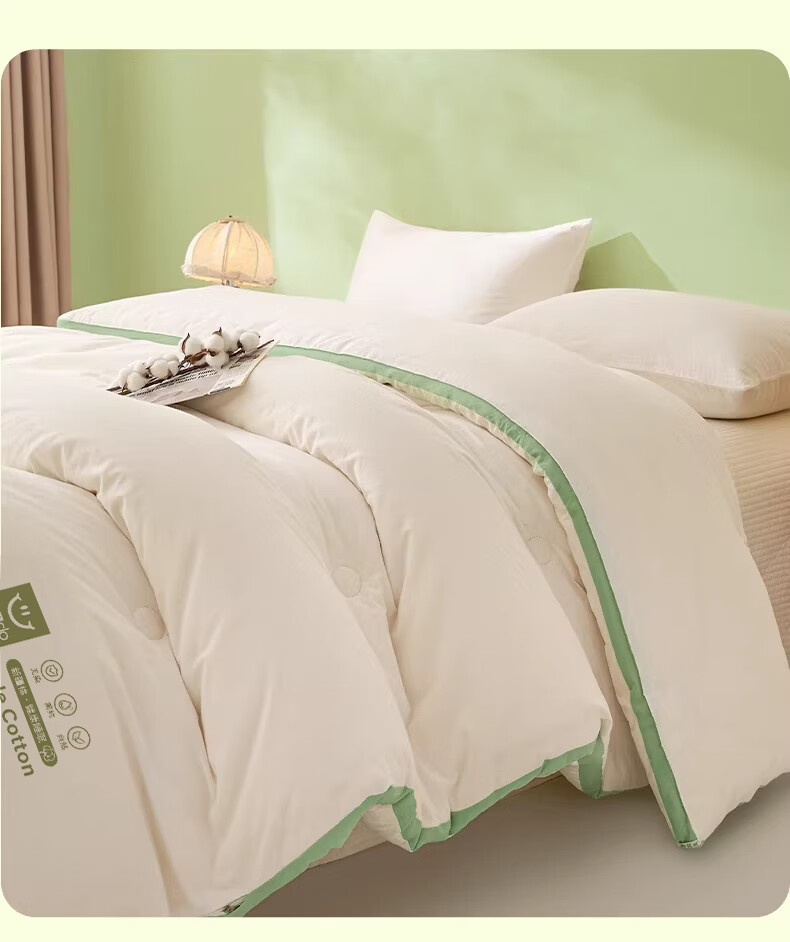 Hongdou Class A Antibacterial Cotton Quilt Summer Cooling Quilt Core Thin Summer Quilt Cotton Quilt Spring and Autumn Quilt 2*2.3m 4 Jin 14