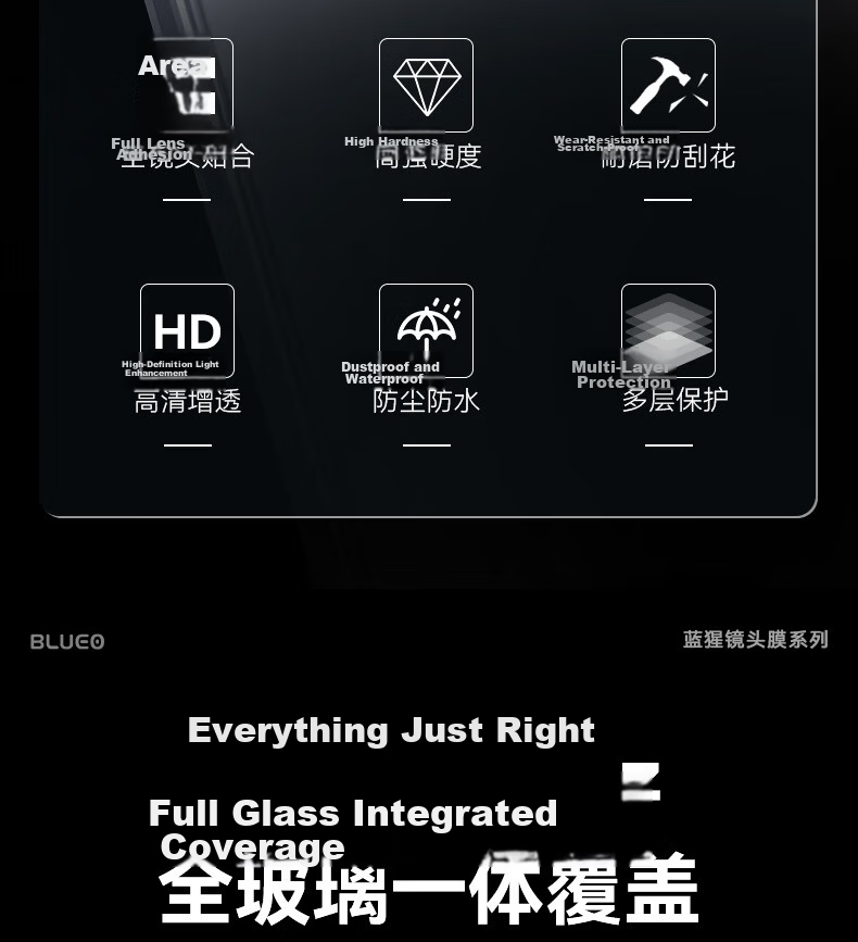 Lanxingxiansheng [AR Anti-Reflective] Lens Protector for Honor Magic8Pro, Magic8Pro Rear Camera Lens Film, AR Anti-Reflective High-Definition Shatterproof Scratch-Resistant Phone Protective Film 4