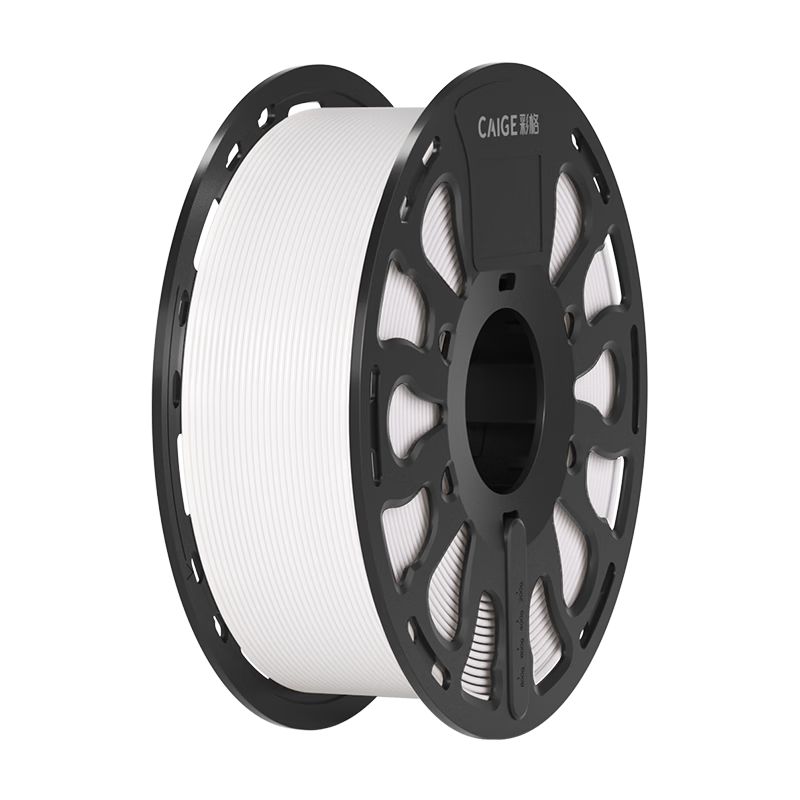 Caige 3D Printing Filament Flexible TPU 1.75mm Compatible with Taz, Creality, Alfawise, Zongwei Cube, Aurora DIY Printer White 1kg