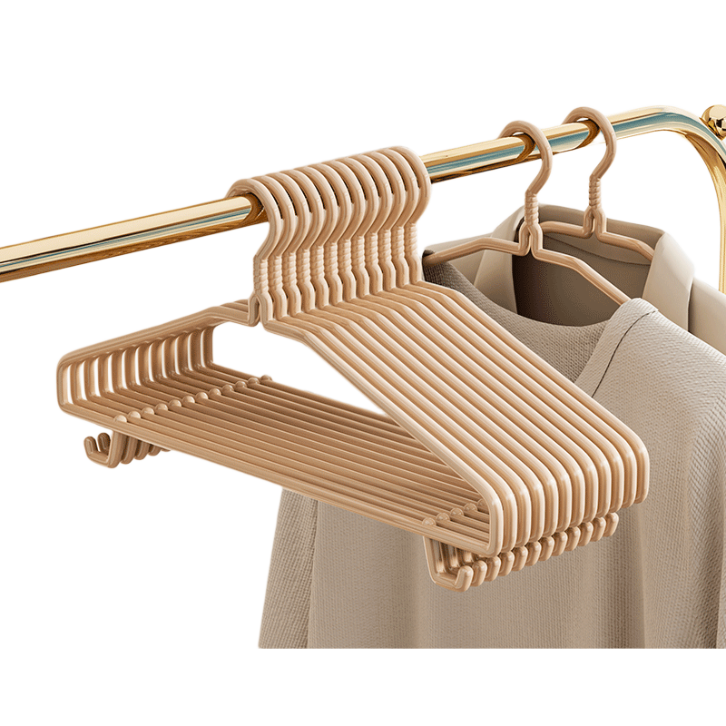 Baicaoyuan Non-Slip, Seamless, Thickened Clothes Hangers for Adults, Home And Balcony Drying, 20 Large Size Hangers for Hanging Clothes