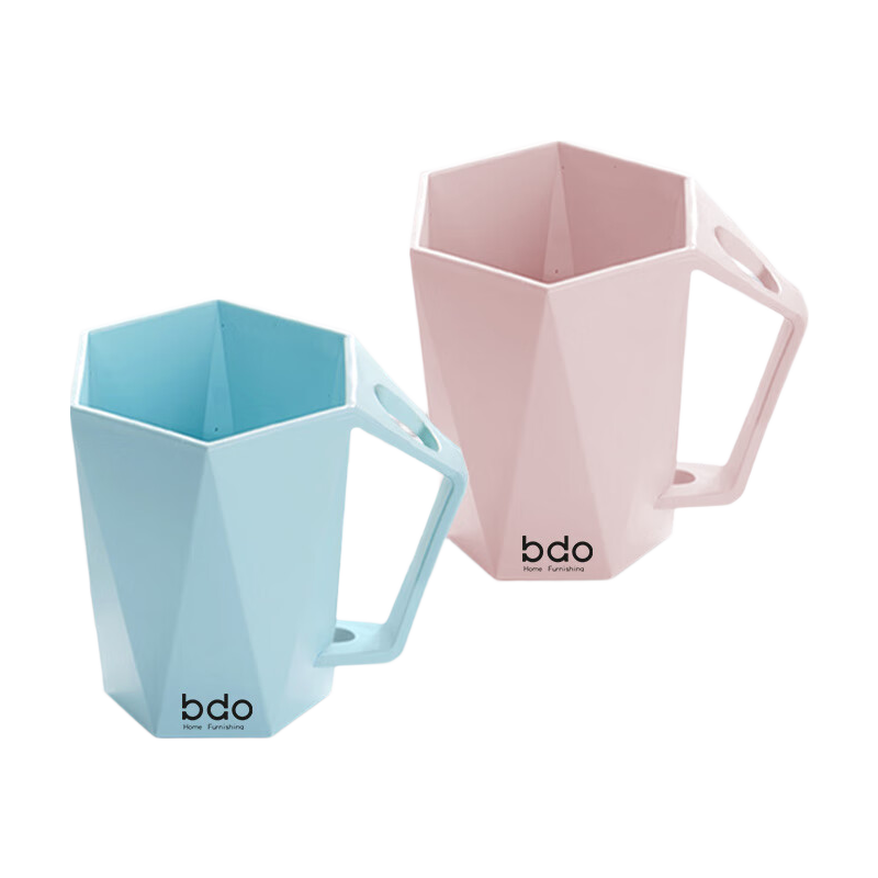 BDO Toothbrush Cup, Couple's Style, Toothbrush Holder for Children And Students, Bathroom And Home Use, 2 Pieces