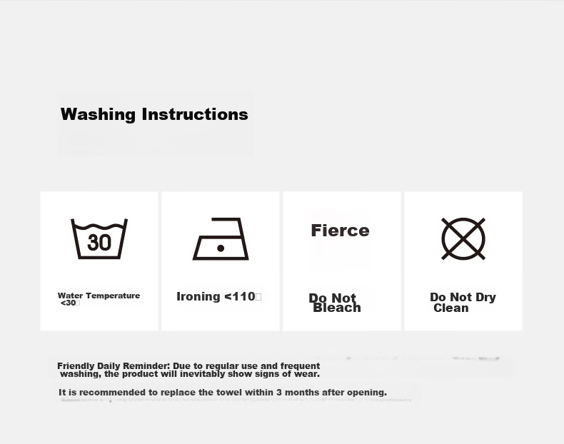 Zui Shenghuo Extra Large Men's Towels 3-Pack Pure Cotton Highly Absorbent Lint-Free Adult Antibacterial Class A Face Towels Brown Gray Blue Gray 18