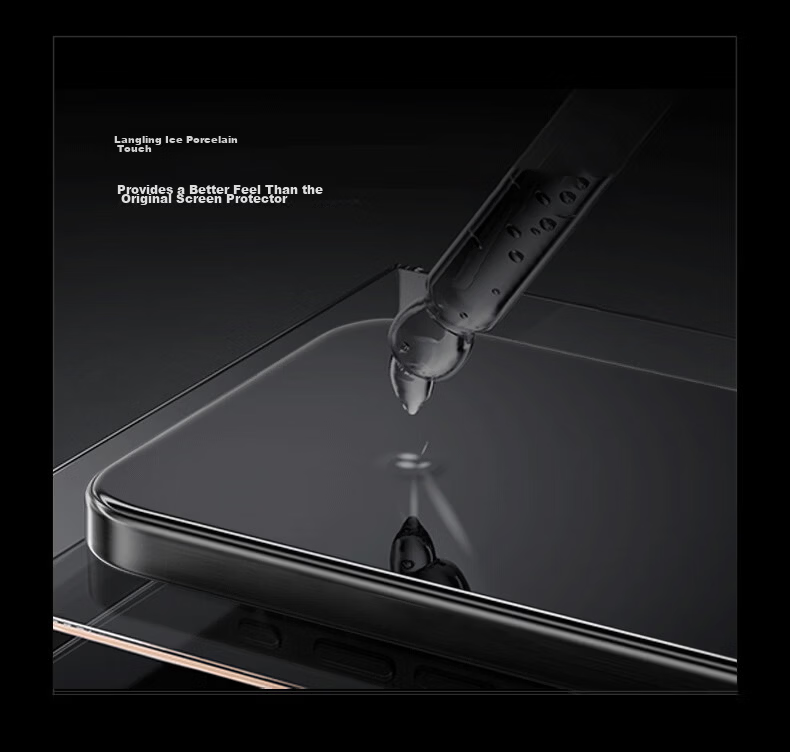 Langling Ice Porcelain Film for Honor 600 Super Edition/600 Pro Screen Protector Honor 600 Vitality Edition Hydrogel Film Non-Tempered Full Coverage Anti-Fingerprint Dust-Free Installation 7