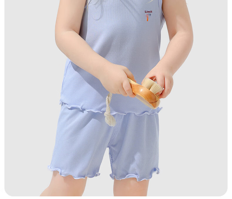 Betis Girls' Sleeveless Pajama Set 2026 Summer Lightweight Baby Homewear Two-Piece Soft Air-Conditioned Clothing 6