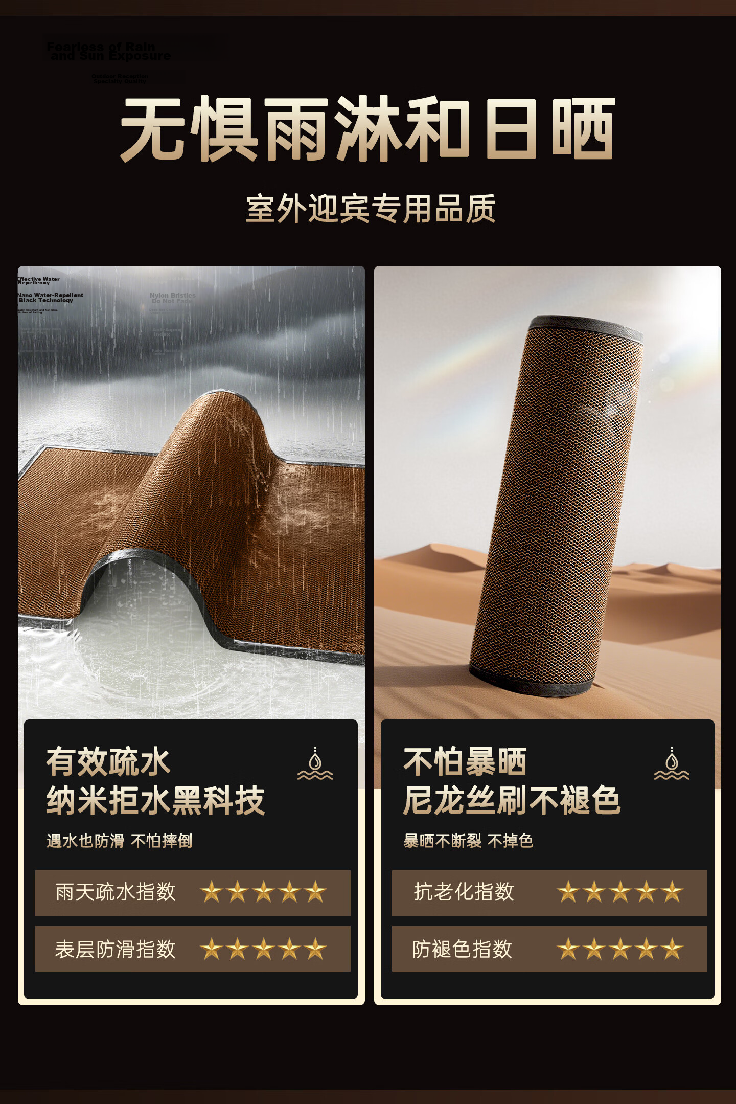 Fengliang Entrance Door Mat Elastic King High-End Villa Carpet Non-Slip Dirt-Resistant Floor Mat 13
