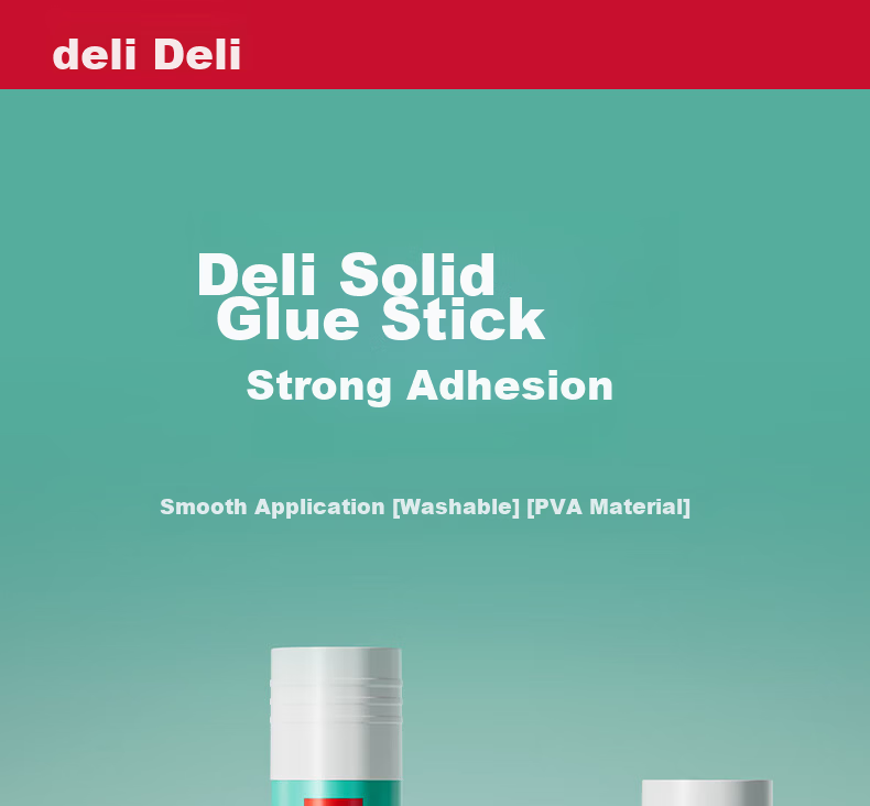 Deli 15g High Viscosity PVP Solid Glue Stick, Formaldehyde-Free, Quick-Drying, Durable, Strong Adhesive, Student Stationery, 12-Pack, Office Supplies 1