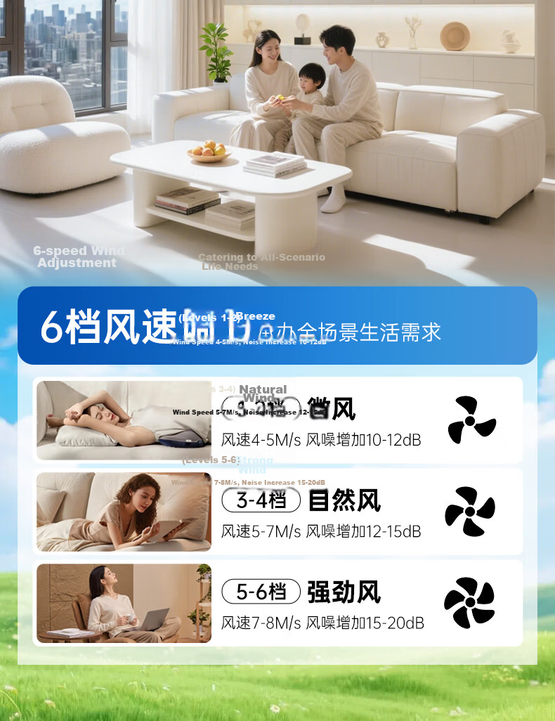 Great Wall LED Bladeless Ceiling Fan Light Modern Minimalist Living Room Bedroom Ceiling Fan Lamp Zhongshan Lighting 15