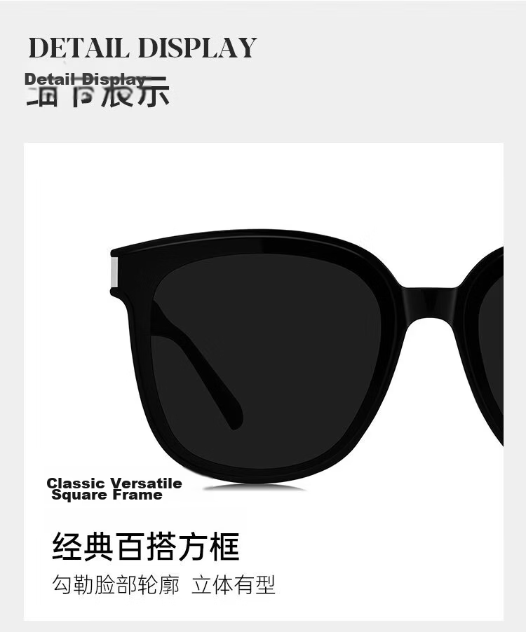 Calvin Klein Sunglasses CK Large Square Frame for Men And Women, Cycling Driving Glasses 001-6415 5