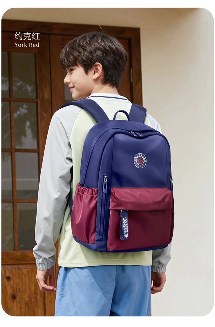 GOLF Kids School Backpack Lightweight Large Capacity Children’s Shoulder Bag for Grades 3-9 Boys and Girls 3