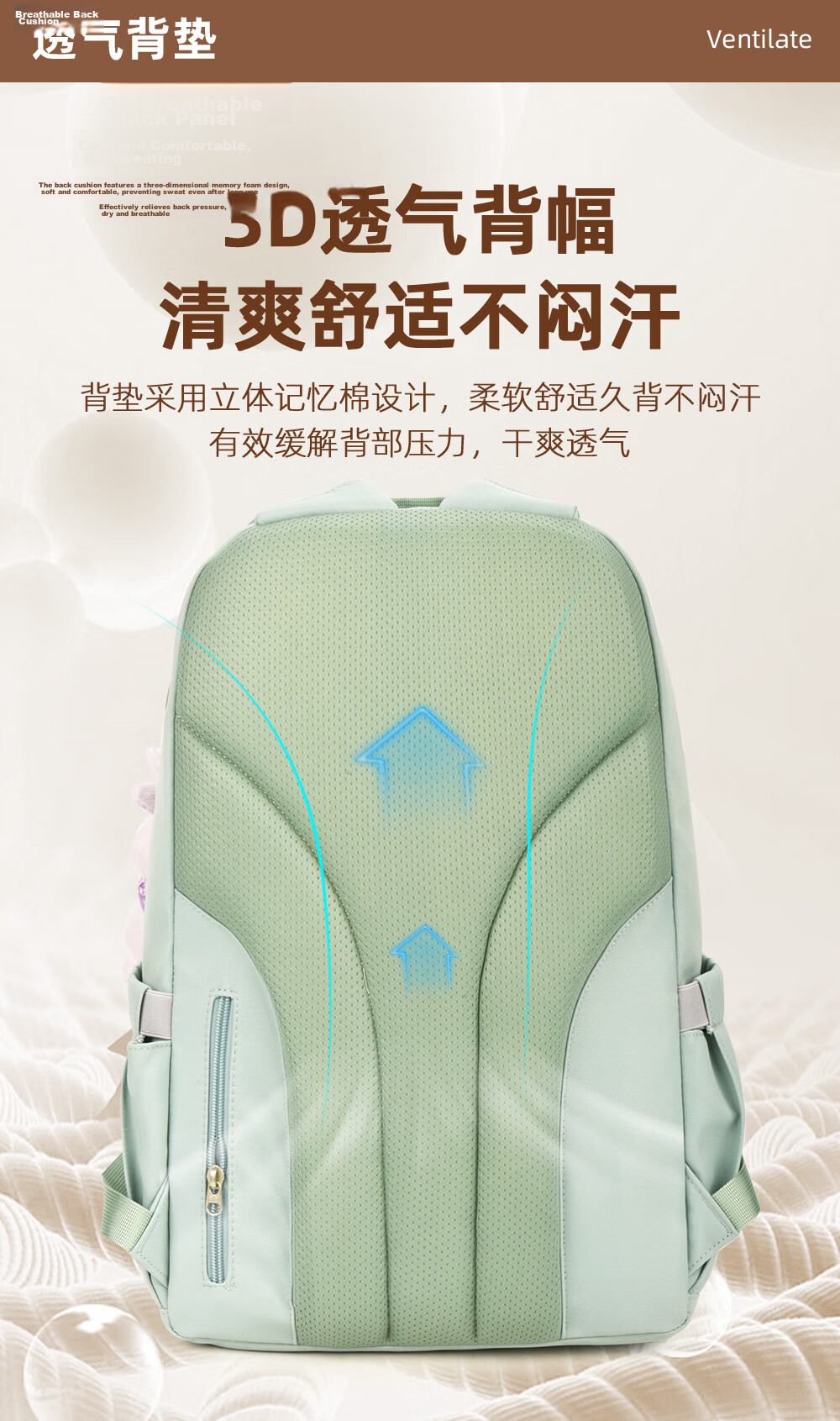 UNIVERSITY OF CAMBRIDGE Cambridge University Large Capacity Casual Backpack for Middle and High School Girls Lightweight School Bag 10