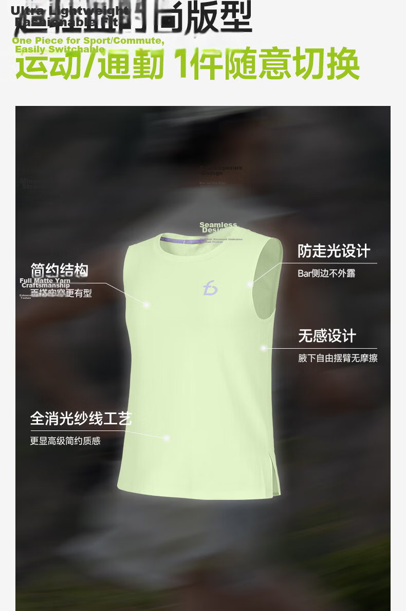 FlipBelt Tank Top | Women's Breathable Summer Fitness Vest, Sleeveless Running Basketball Training Quick-Dry Sports Vest Top 3