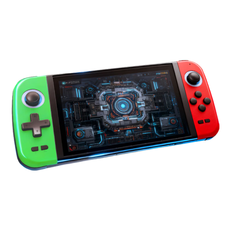 Subor Q900pro Handheld PSP Game Console FC Retro Two-Player Joystick Arcade Children's Game Console Birthday Gift 7-inch Red and Blue 64GB