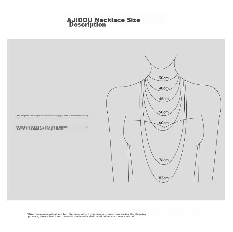Aji Bean Women's Necklace Fashion Four-Leaf Clover Pendant Clavicle Chain Niche Light Luxury High-End Mood Necklace with Wood Change Stone 9
