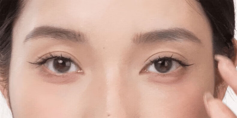 WOSADO Yuetong Wide Magnetic False Eyelashes Pear Flower Black Wide Korean Natural Style 9