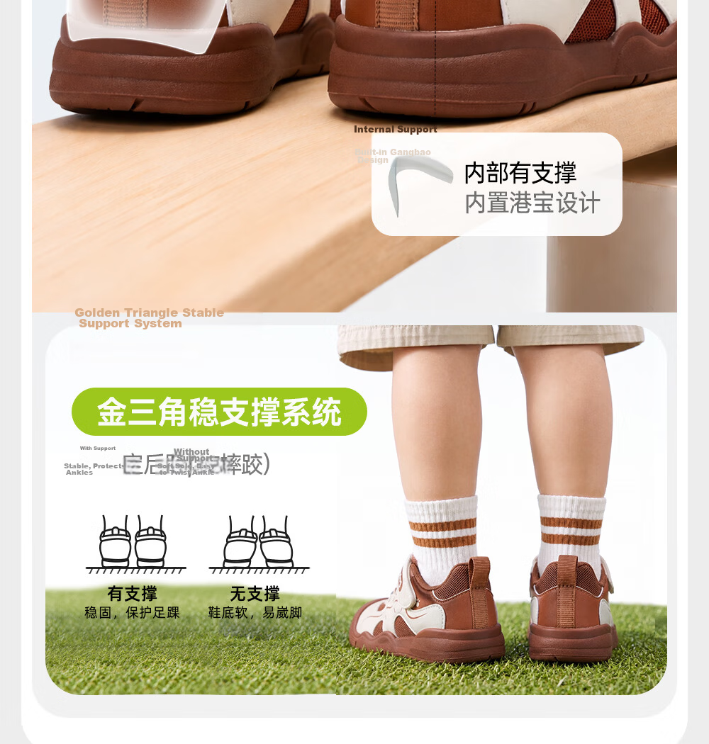 BOBDOG Toddler Baby Walking Sandals 26 Summer New Boys and Girls Baby Functional Sandals White/Pink 24 16