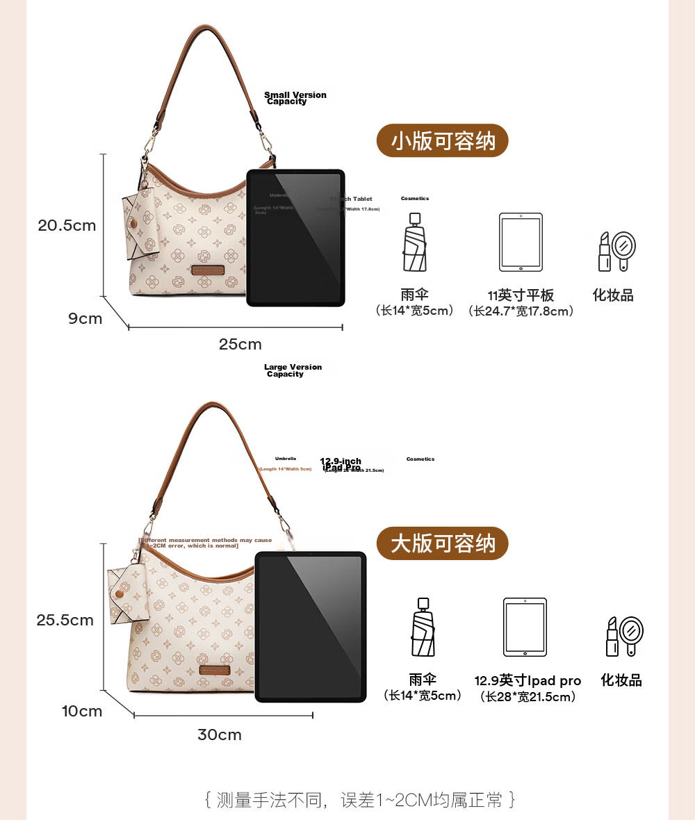 MEXICAN Women's Bag 2026 New Luxury Lightweight Shoulder Crossbody Underarm Tote Handbag Birthday Gift for Girlfriend 9